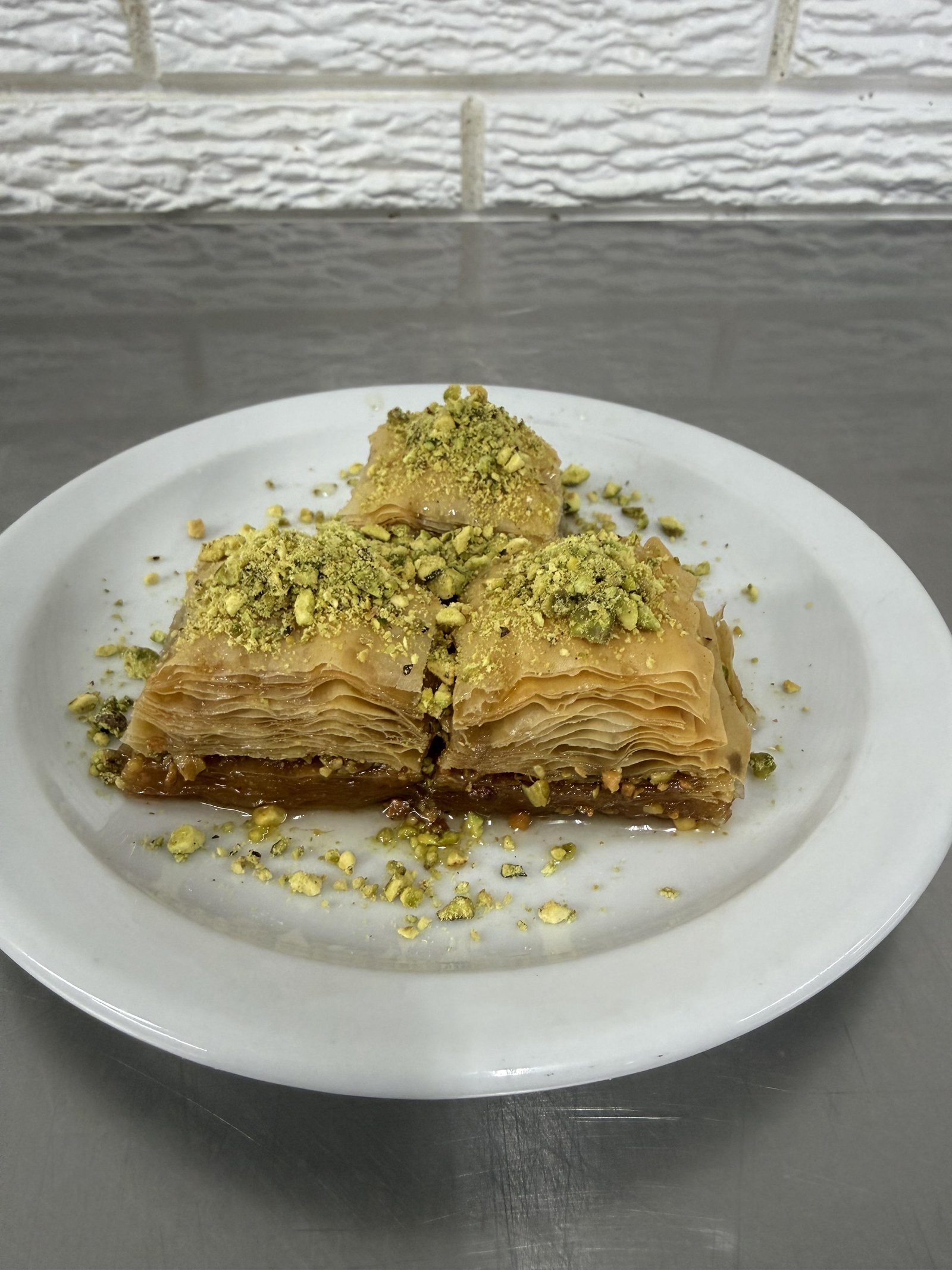 Pistachio Baklava Portion
